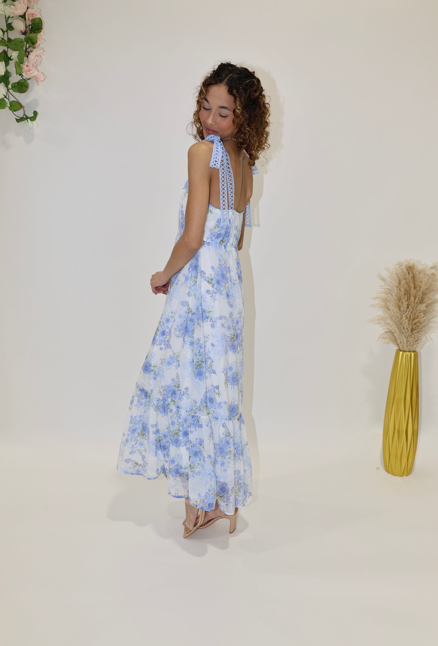 Spring Flower Dress (blue)