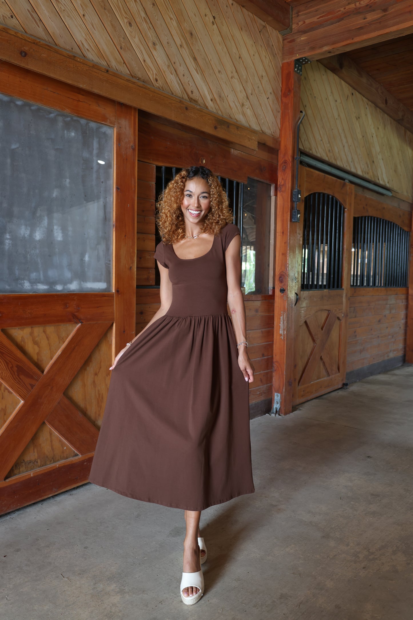 Aspen Dress(brown)