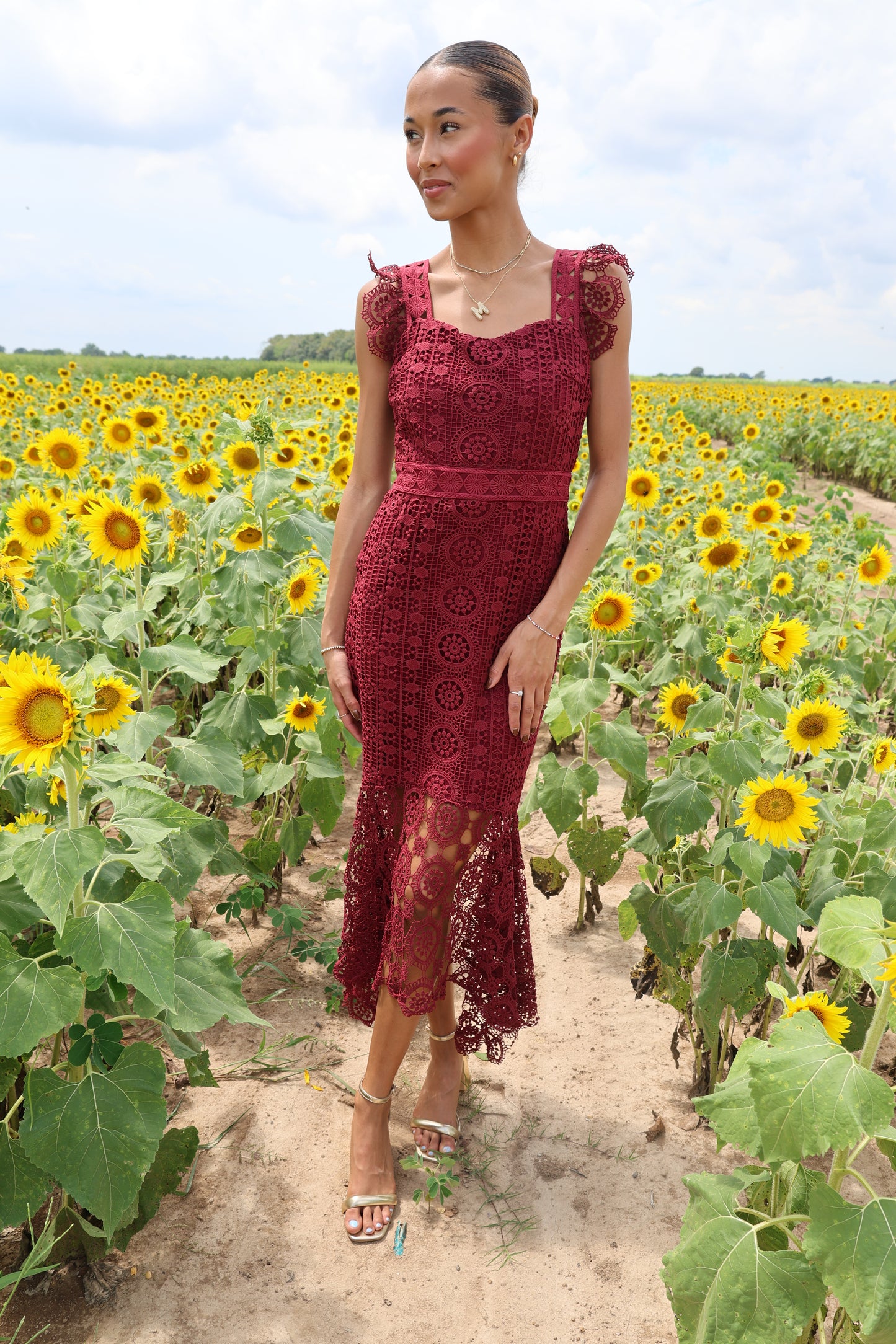 Kiely Dress(wine)