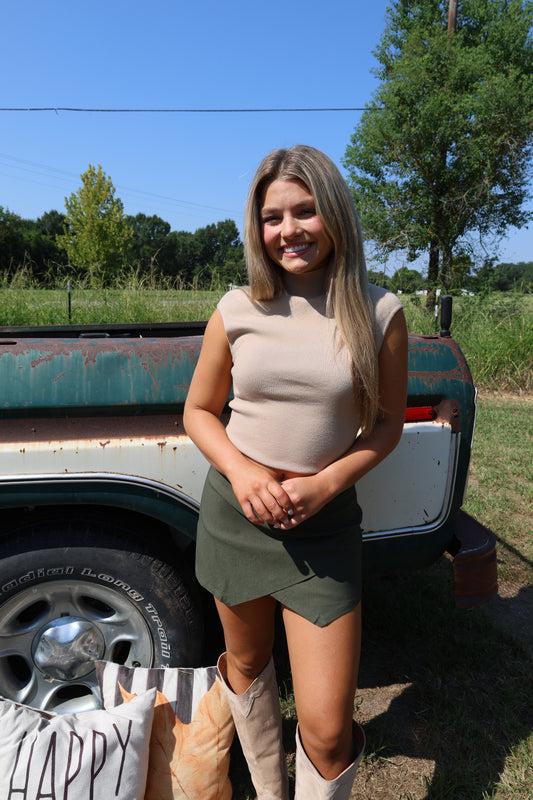 Rory Skort(Olive)
