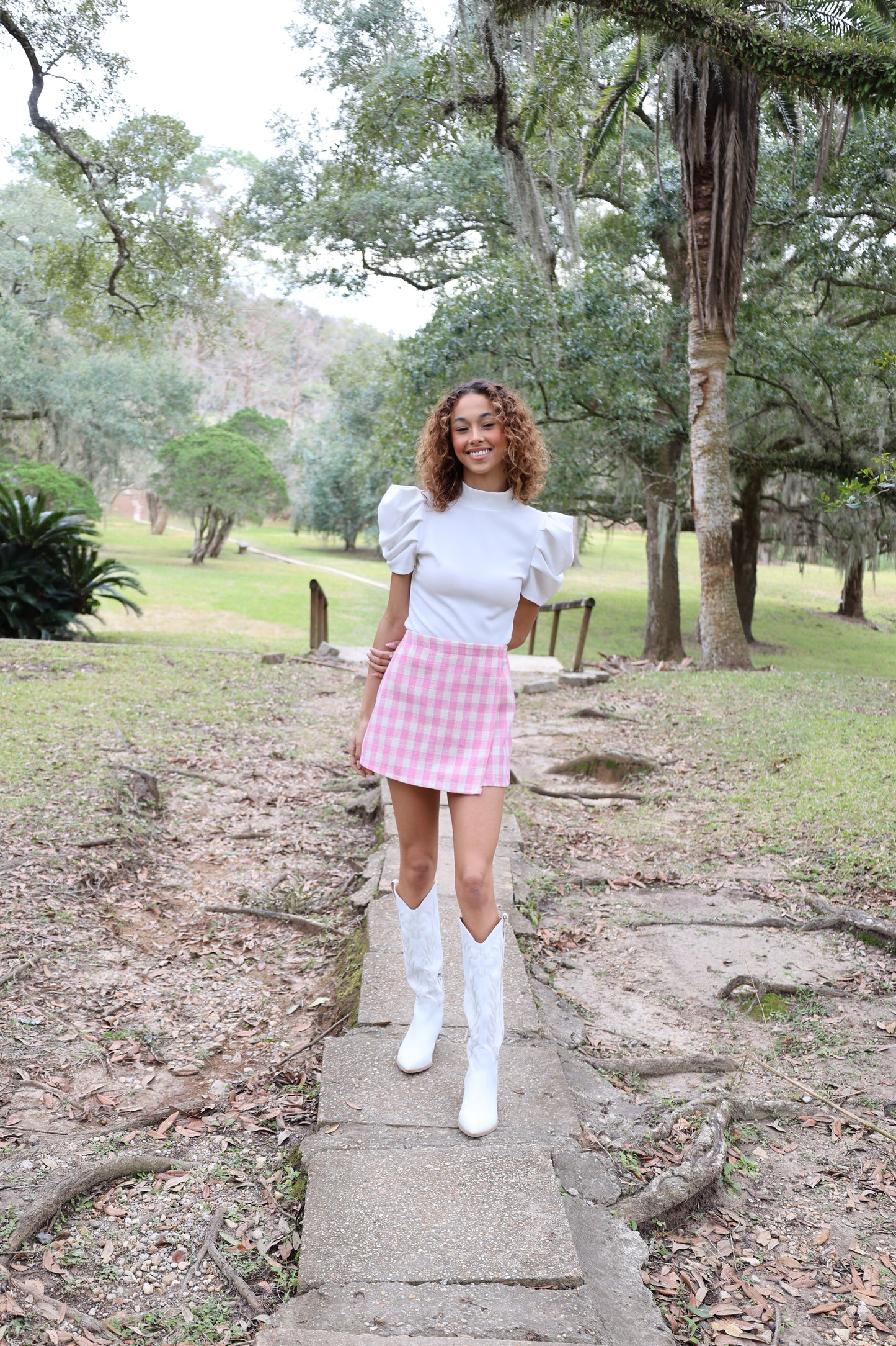 Downright Delightful Skort (pink)