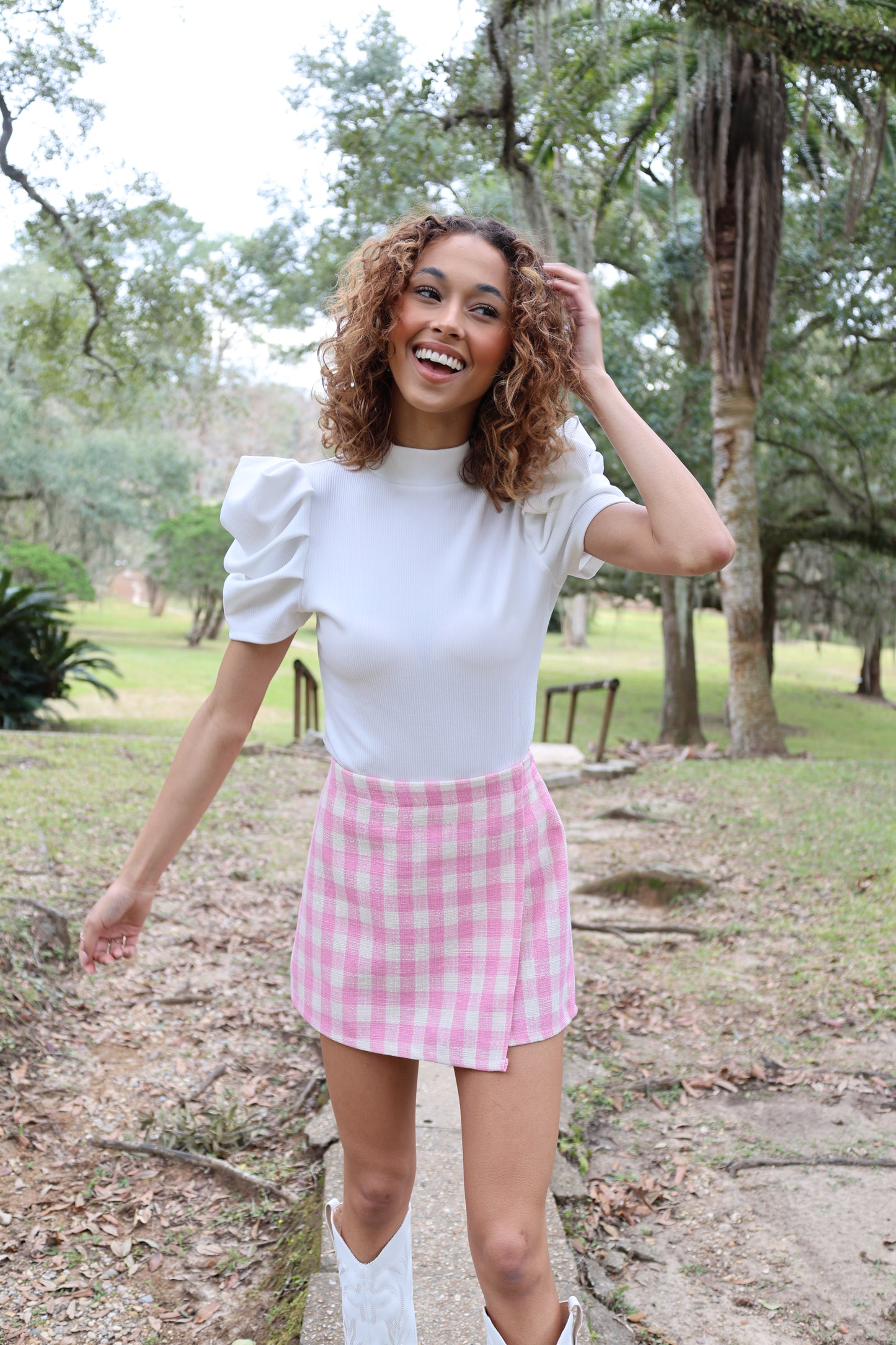 Downright Delightful Skort (pink)