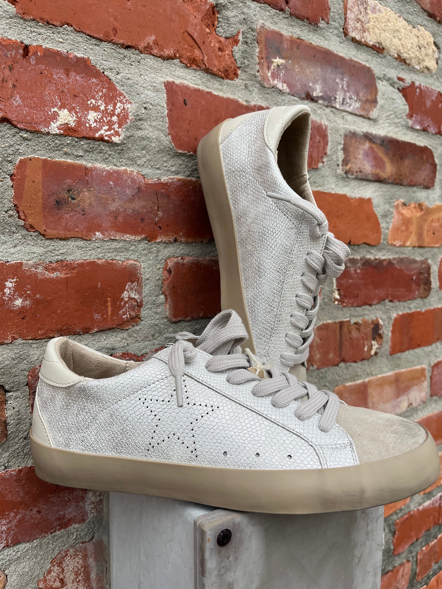 Mia Silver Sneaker