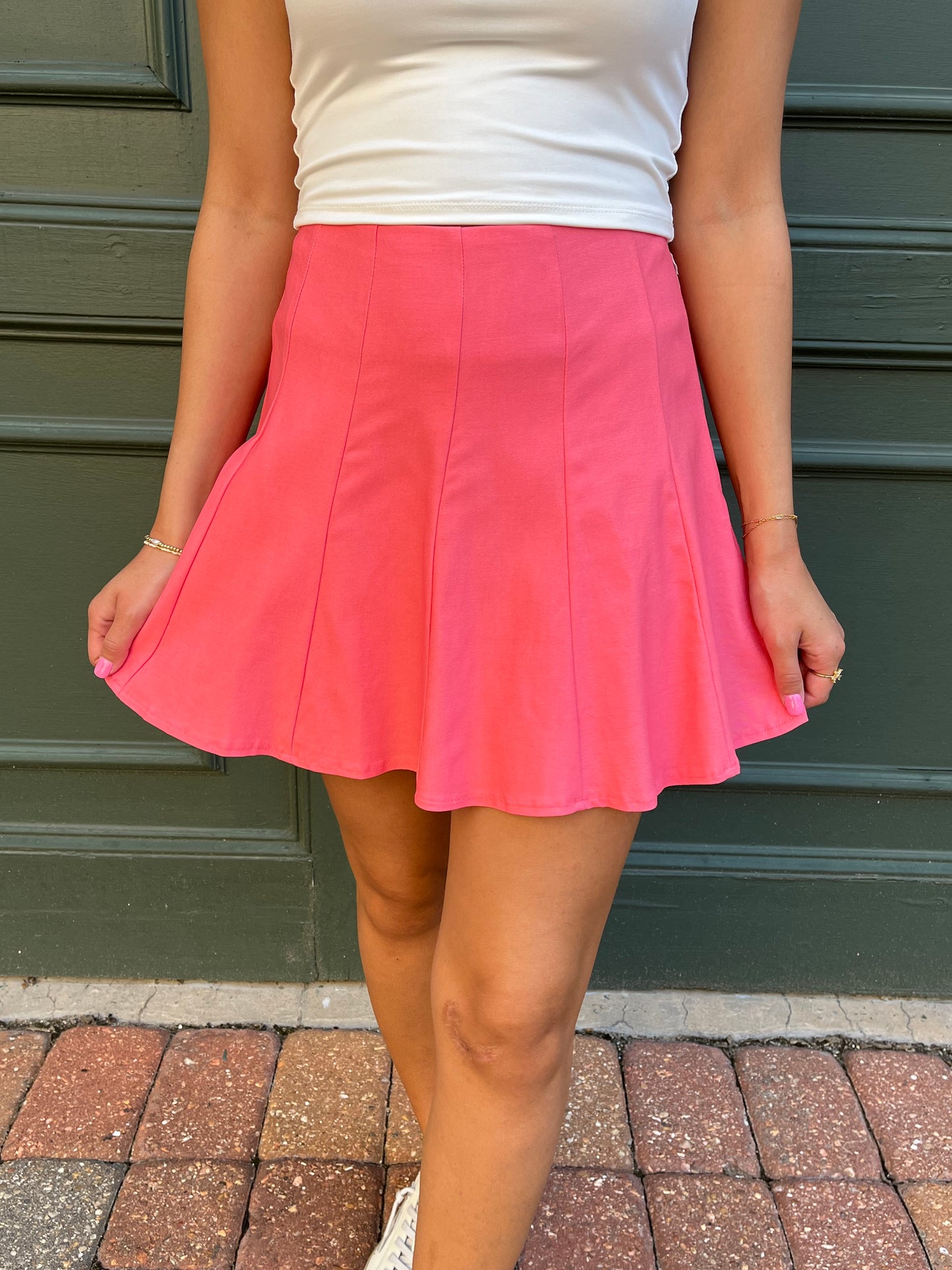Colorful Kylie Skort (pink)