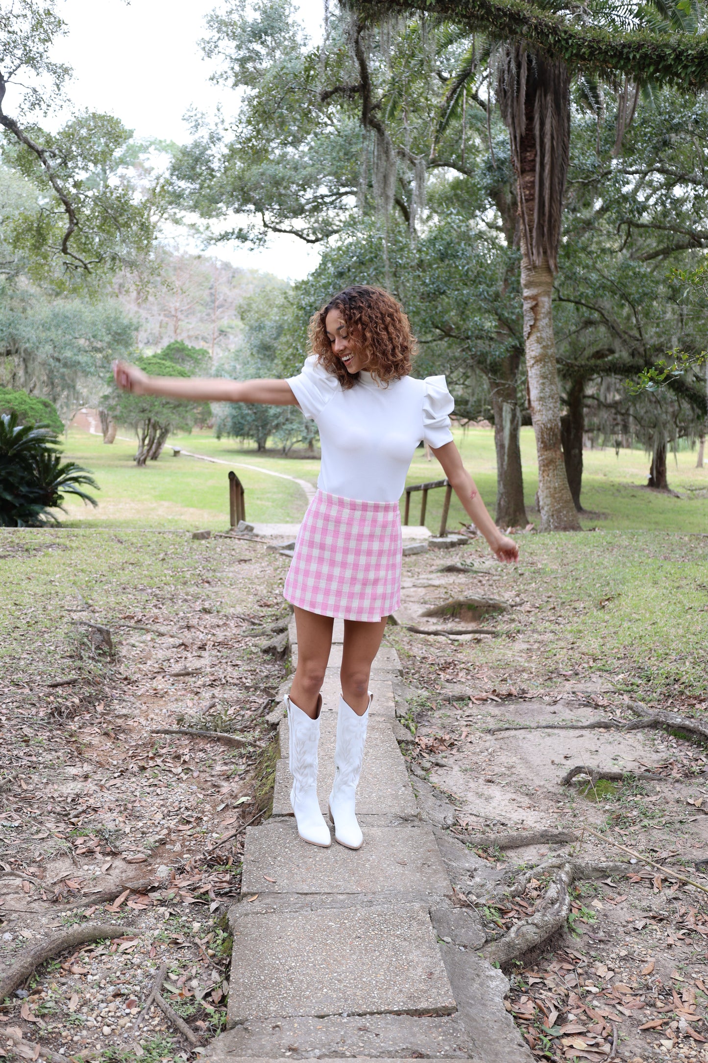 Downright Delightful Skort (pink)