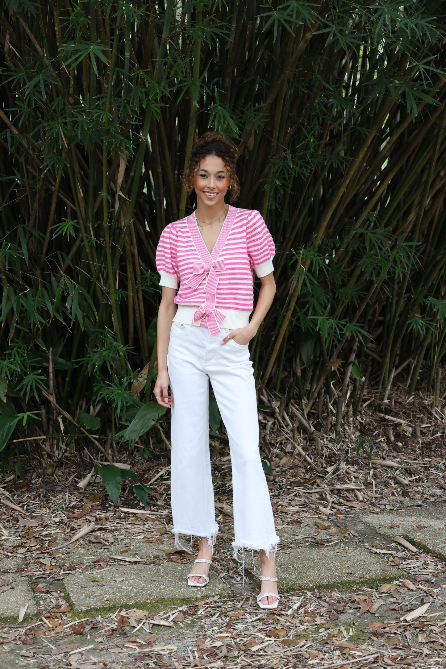 Jeannine Sweater. (pink)
