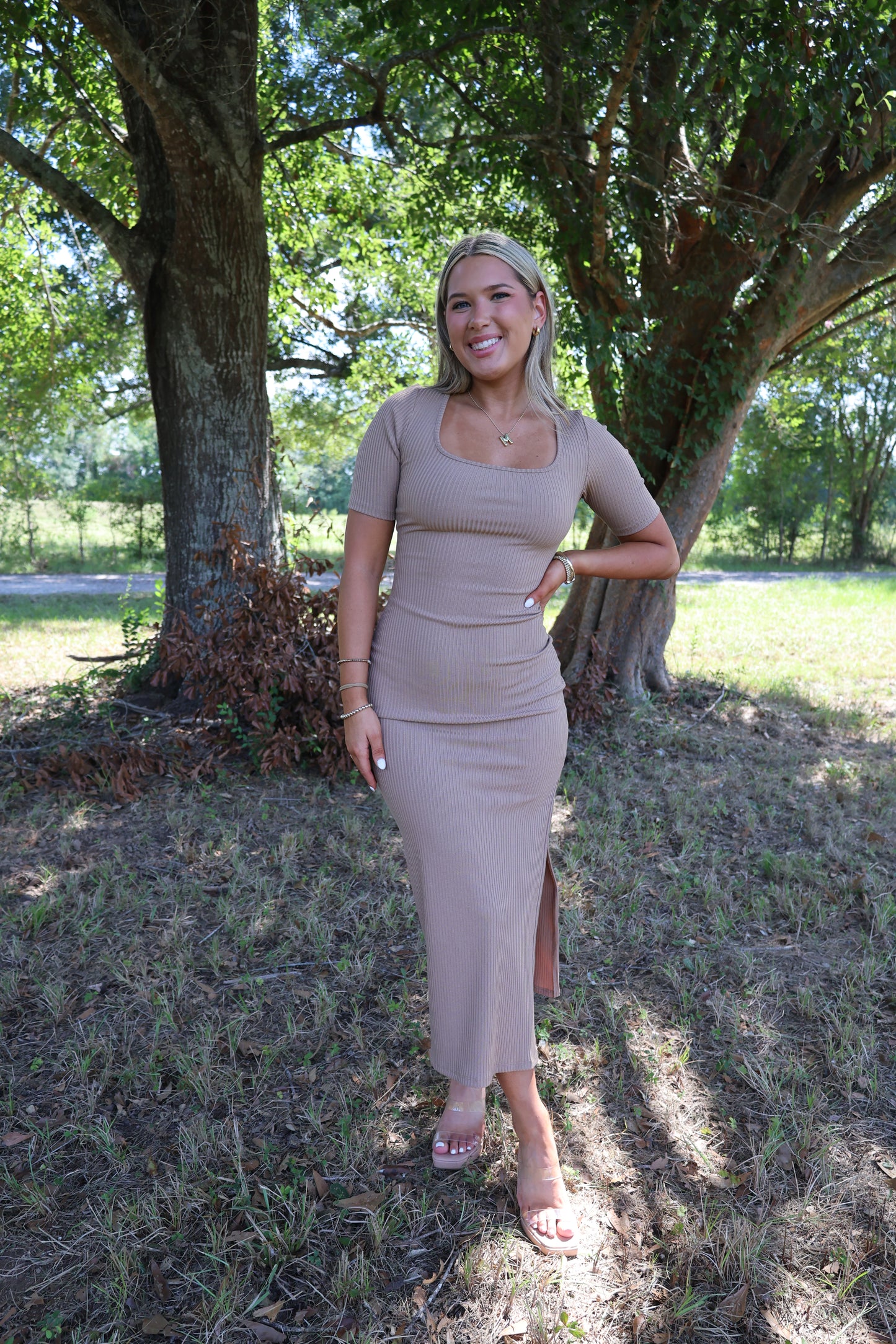 Varley Dress(latte)