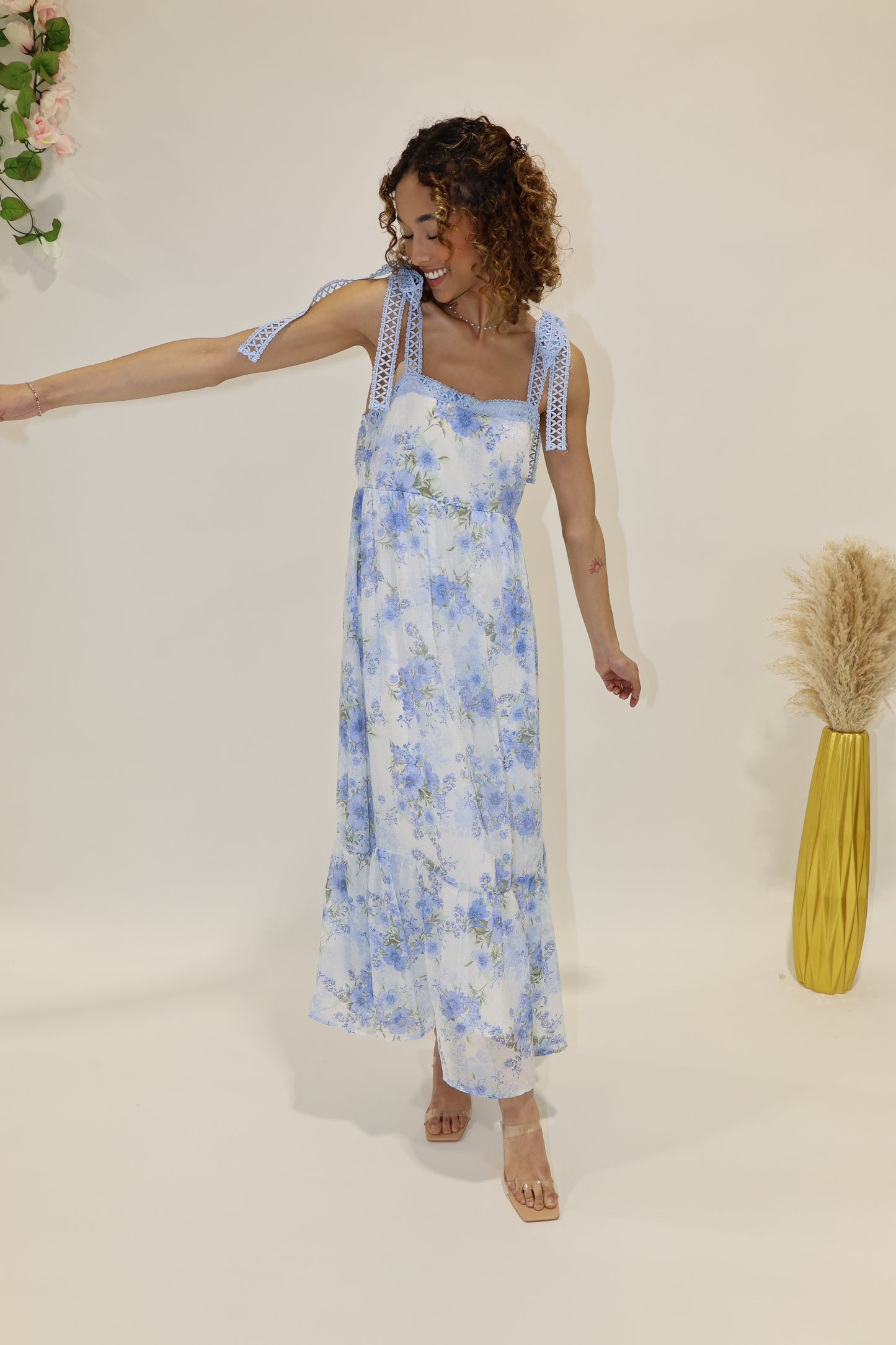 Spring Flower Dress (blue)