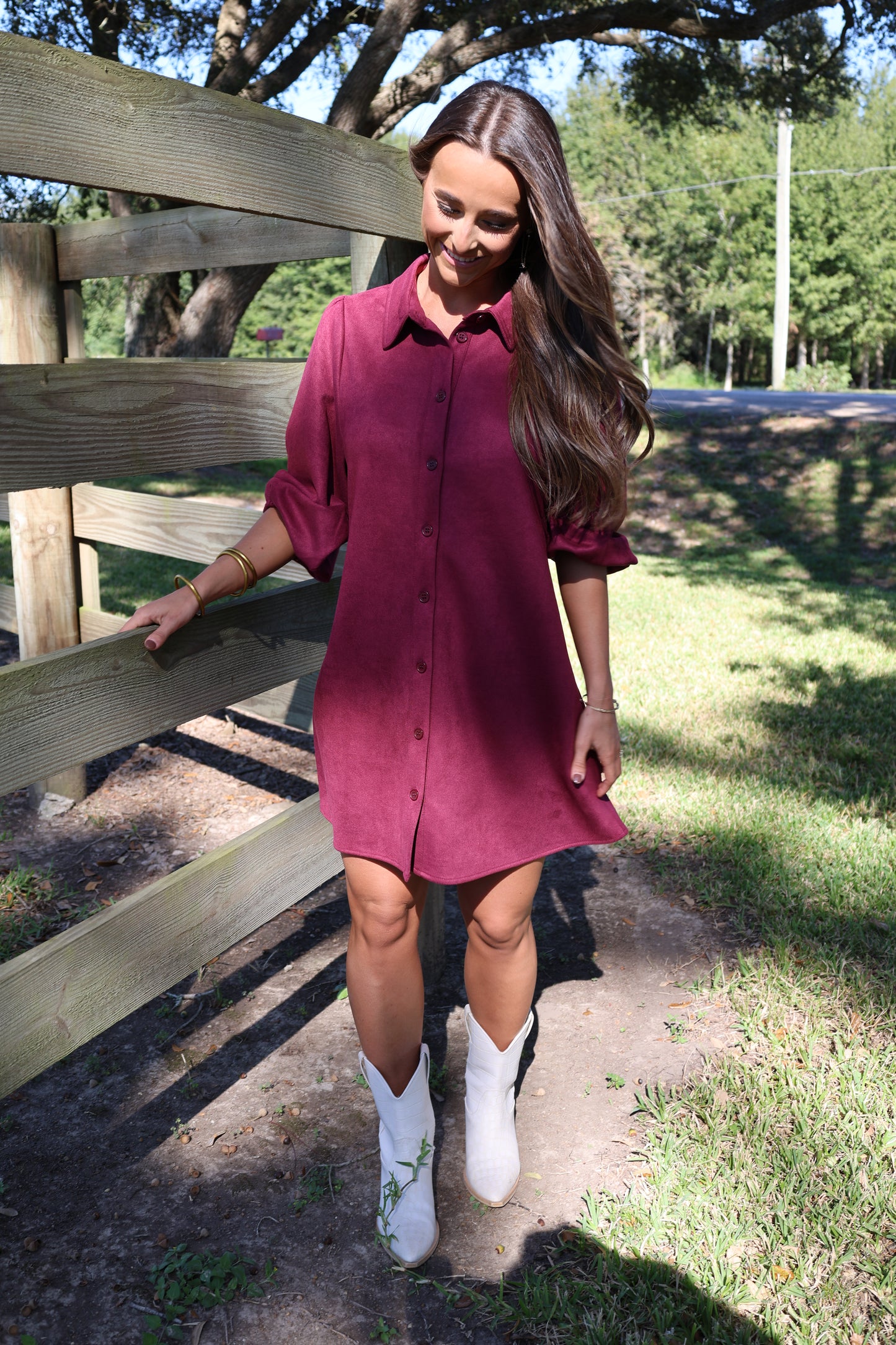 Cabana Dress(Burgandy)
