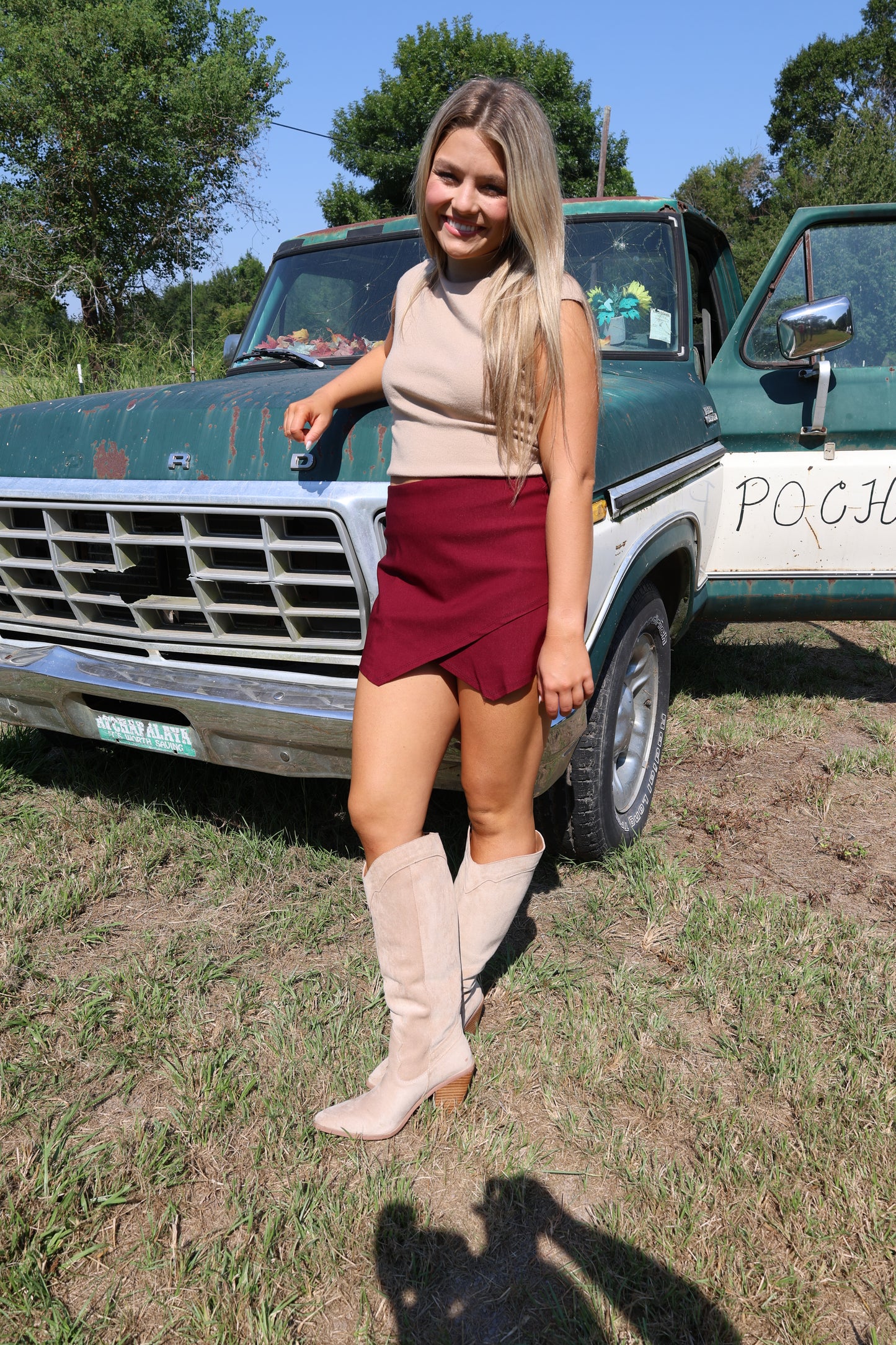 Rory Skort(burgundy)