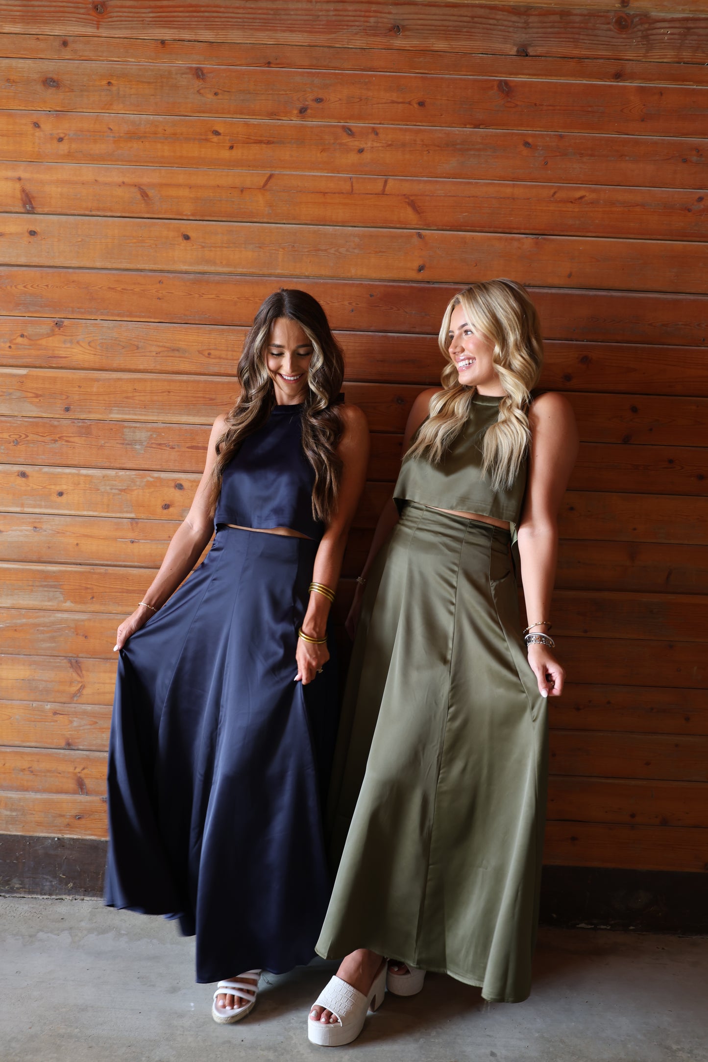 Caged Skirt(olive)