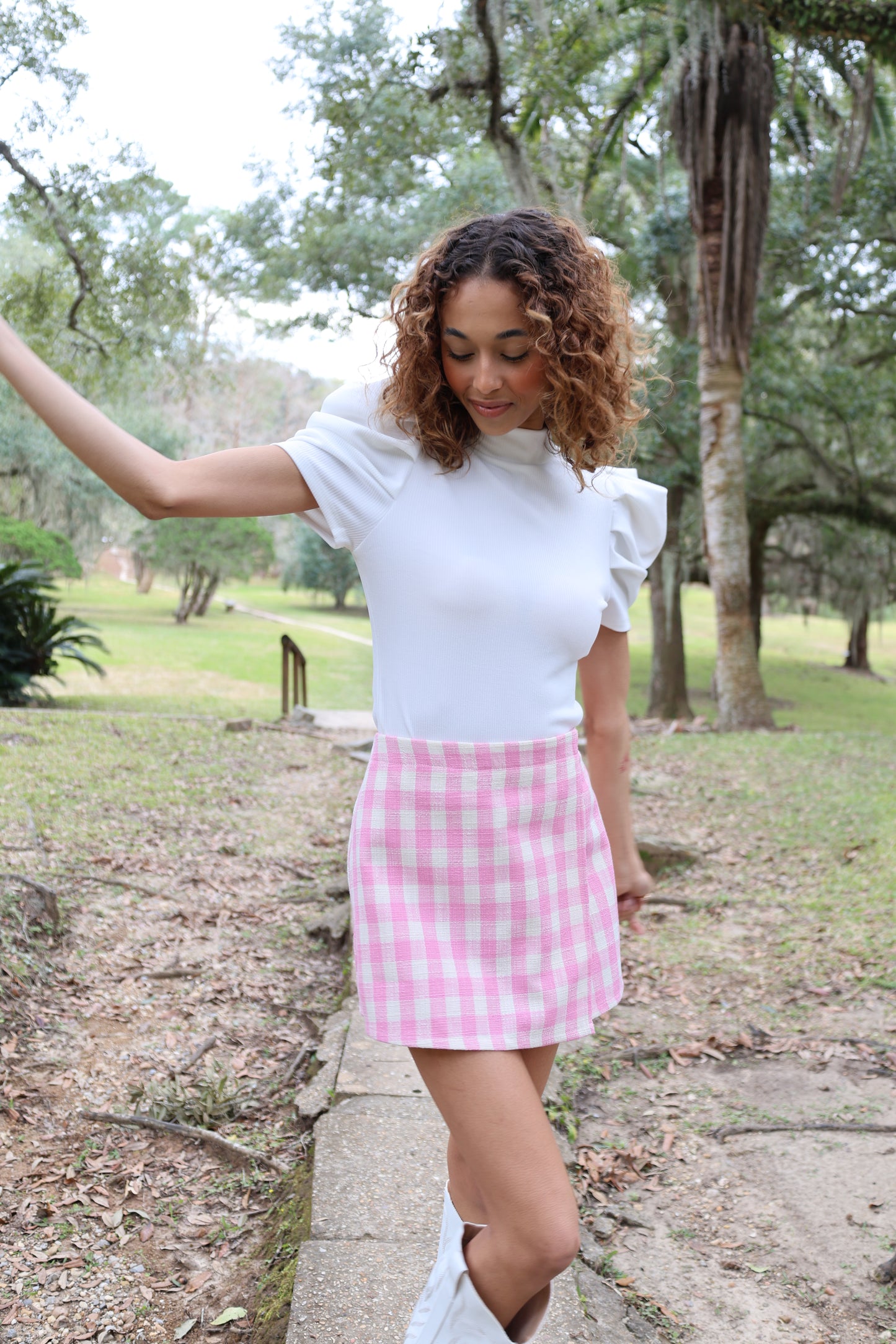Downright Delightful Skort (pink)