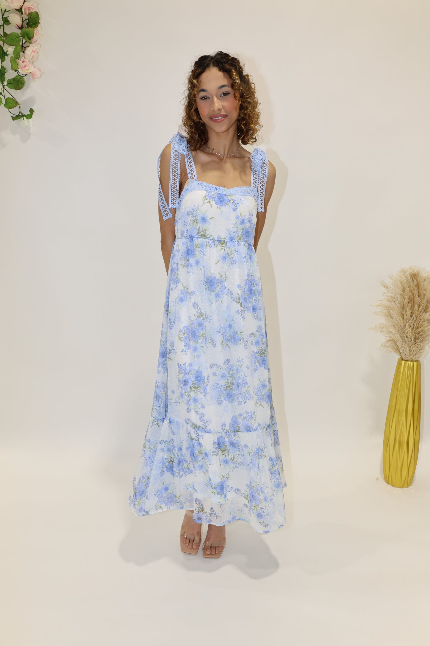 Spring Flower Dress (blue)