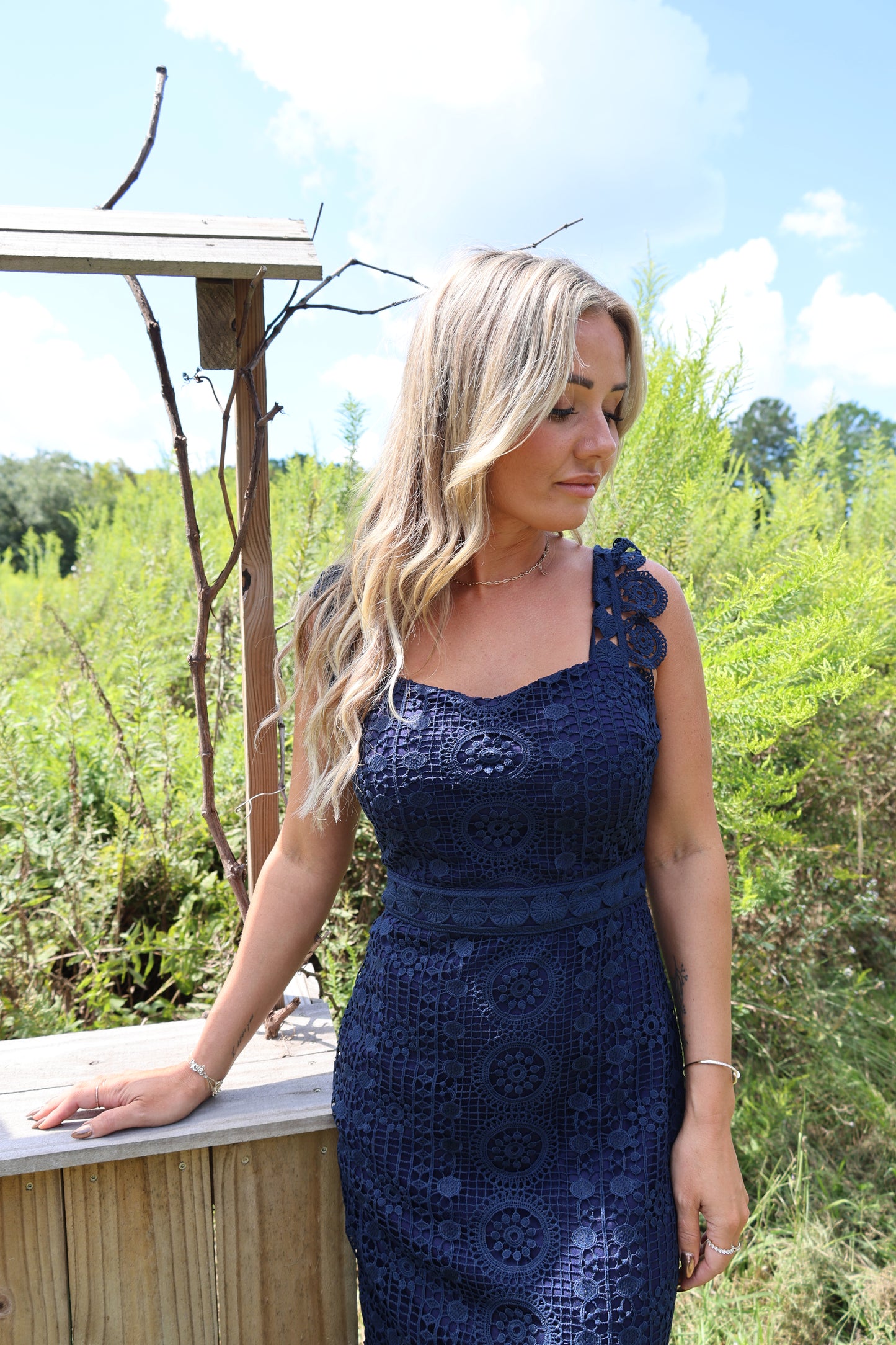 Kiely Dress(navy)