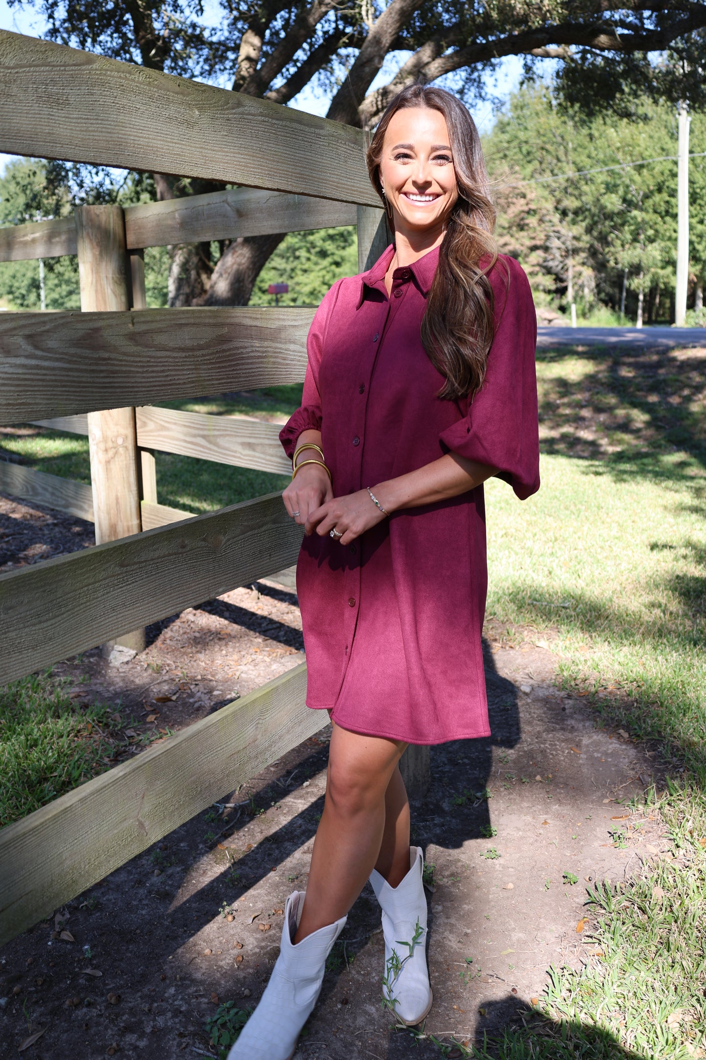 Cabana Dress(Burgandy)
