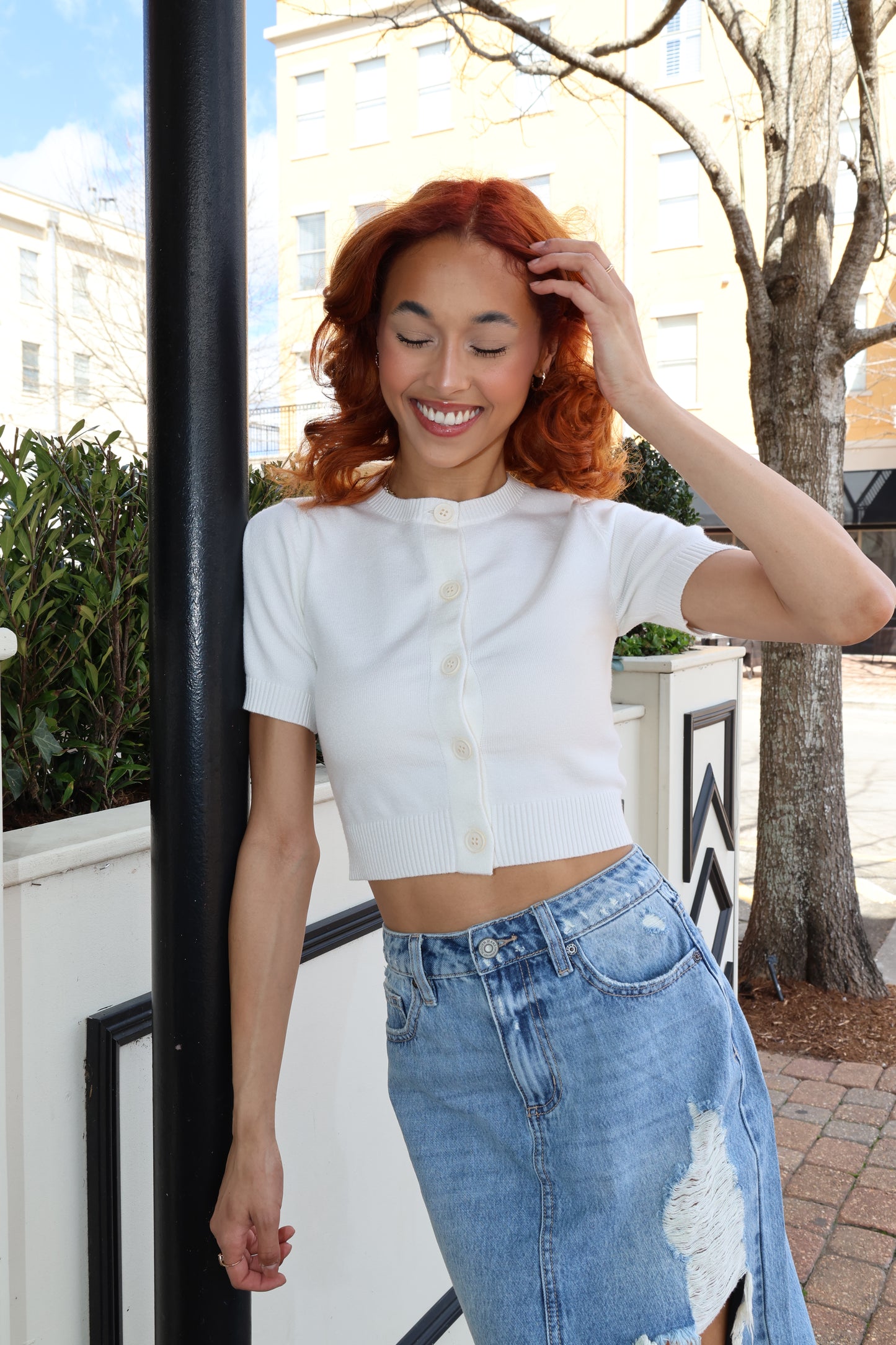 Cream Cardigan