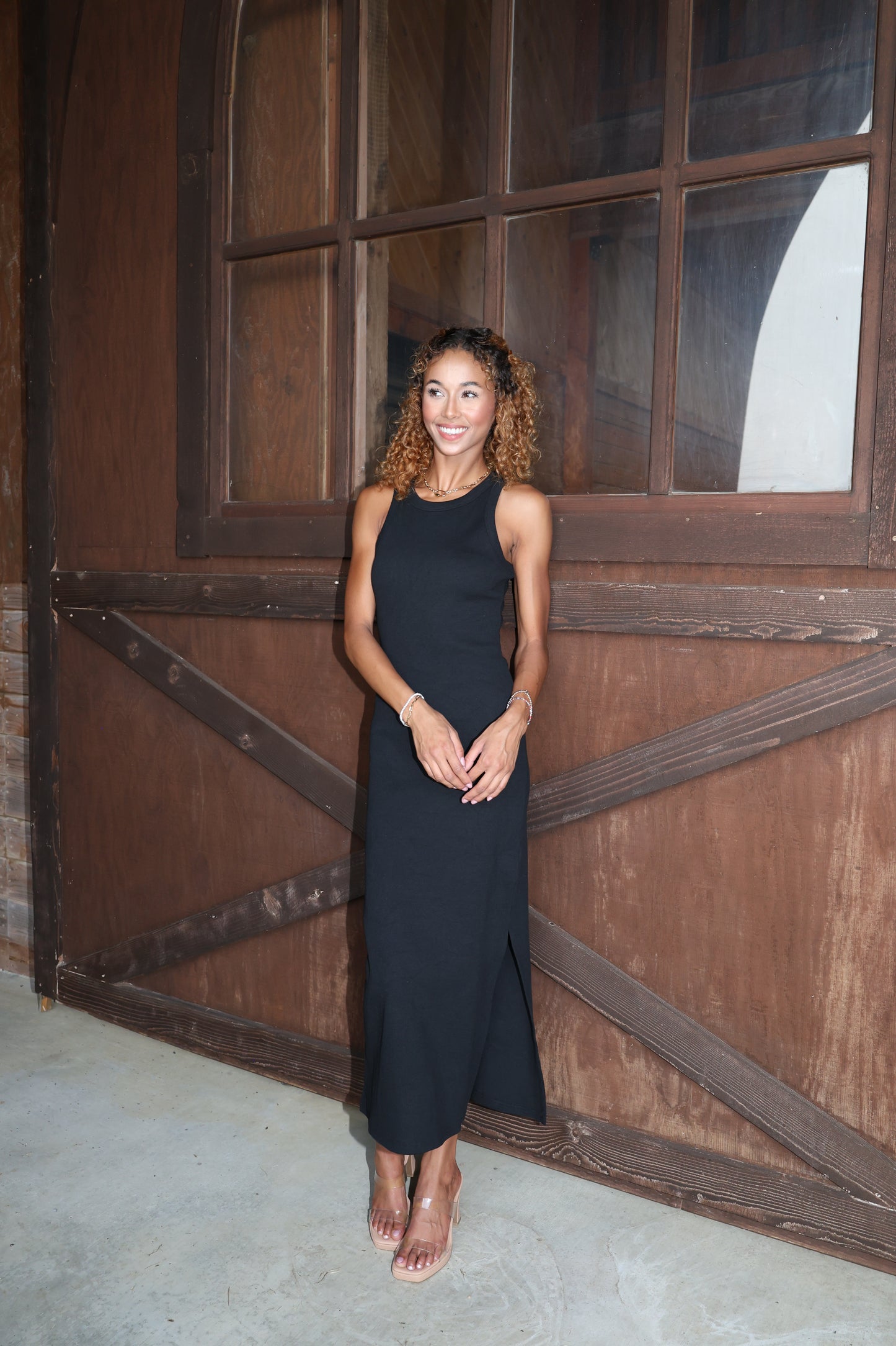 Ribbed Up Dress