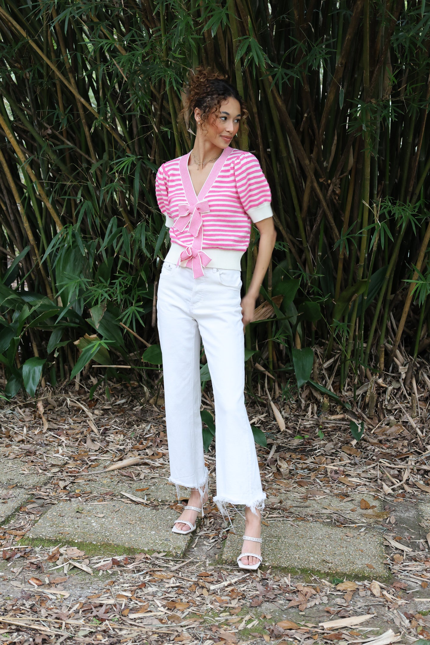 Jeannine Sweater. (pink)
