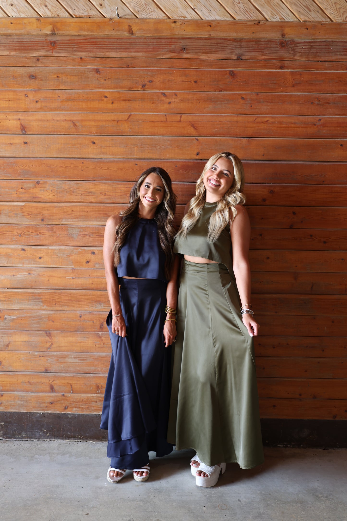 Caged Skirt(olive)