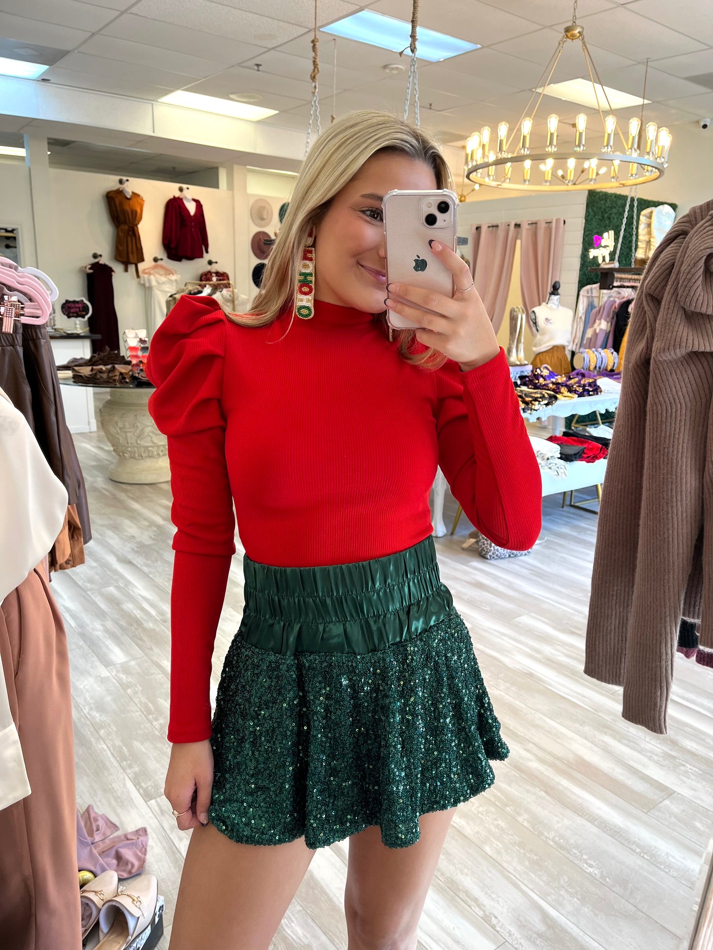 Cleo Bodysuit Red