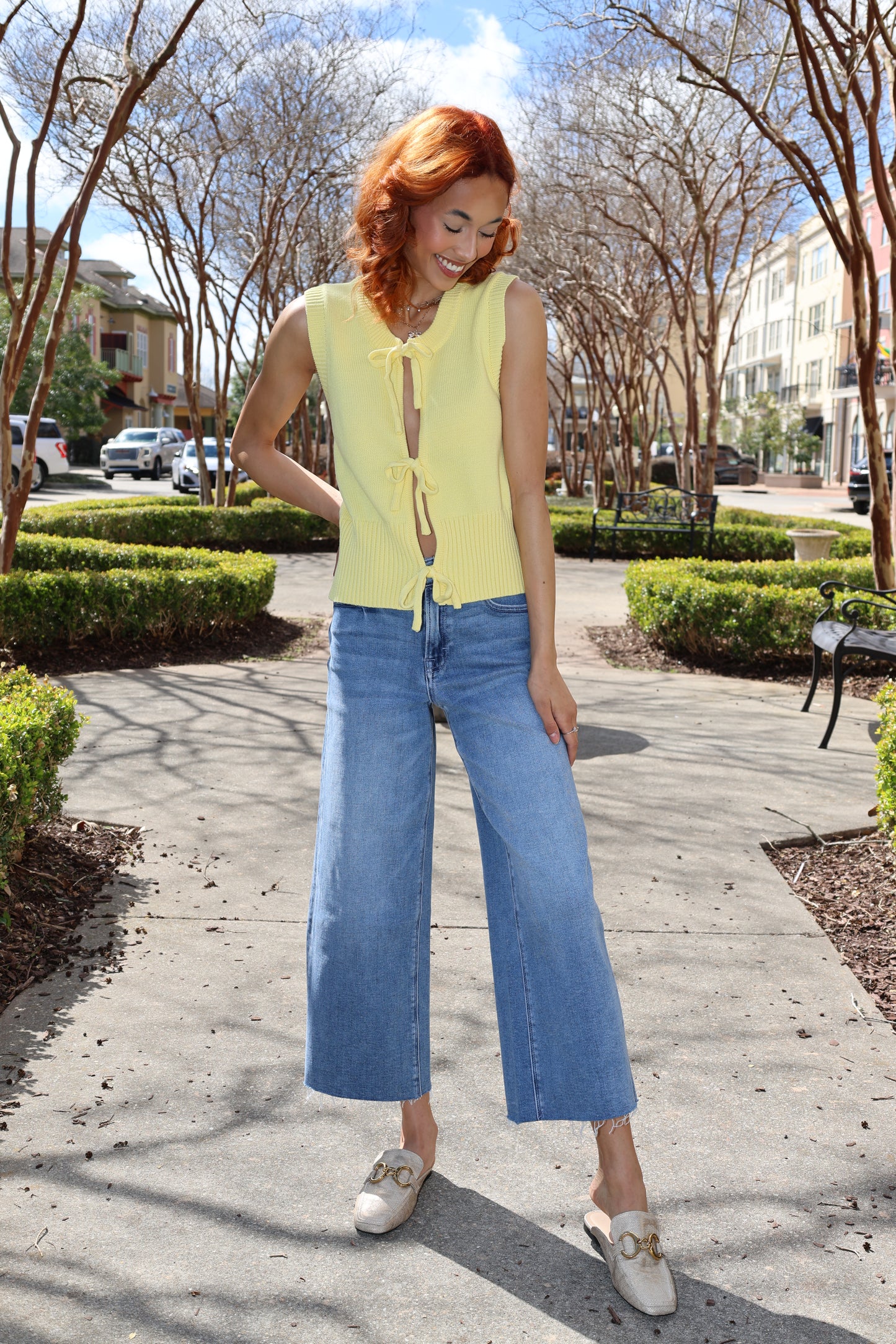 Flora Top (Yellow)