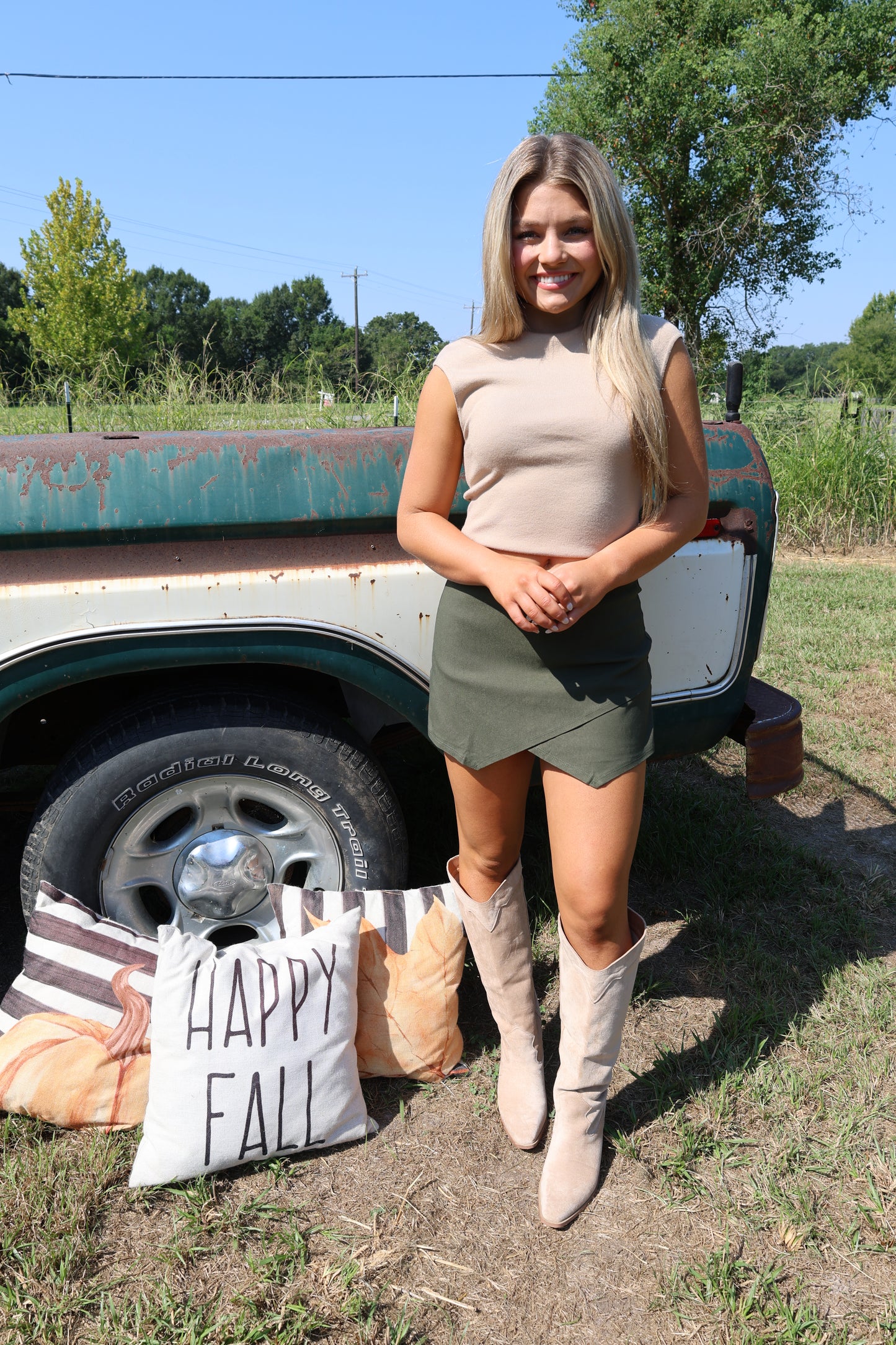 Rory Skort(Olive)