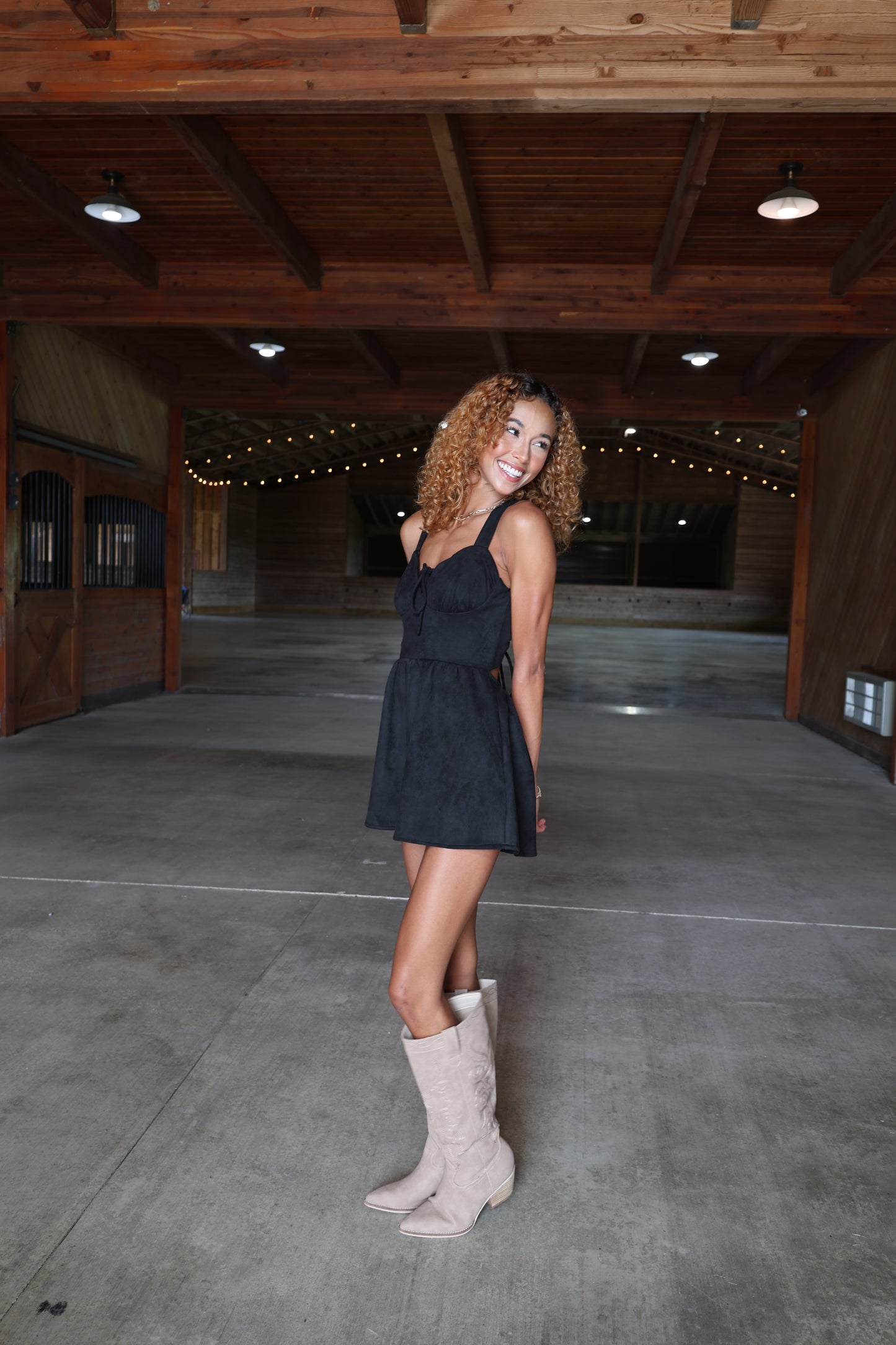 Farrah Romper(black)