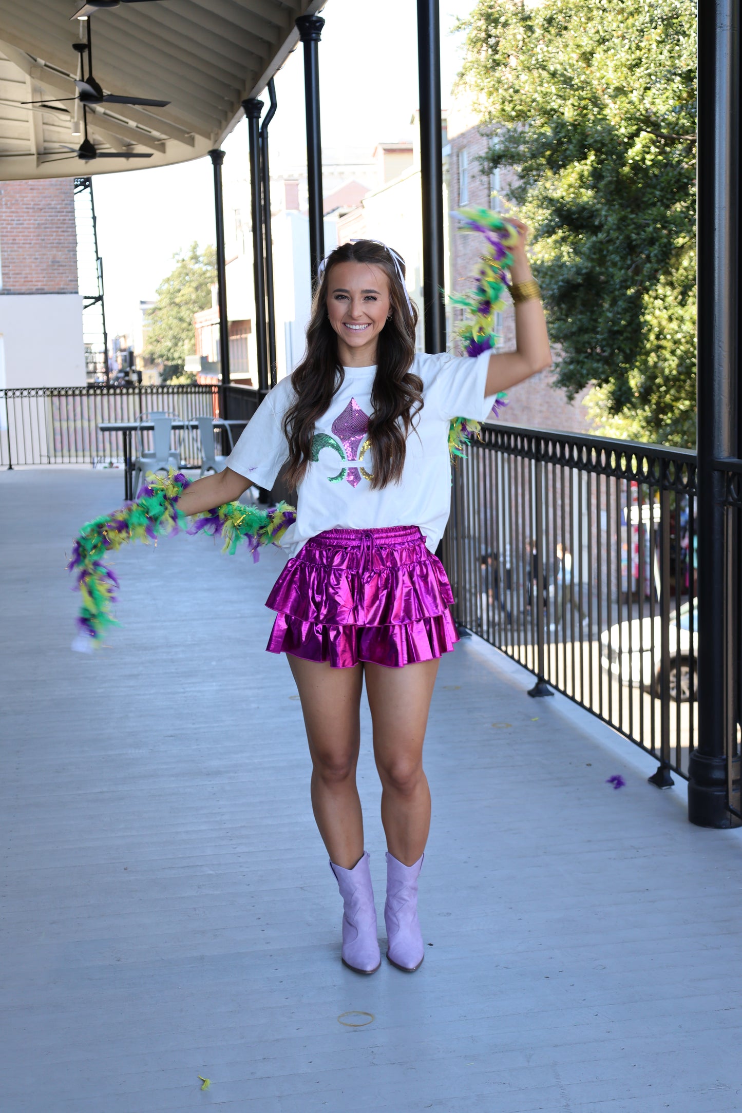 Purple Skort