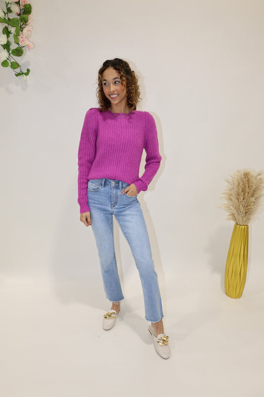 Freya Sweater(Magenta)