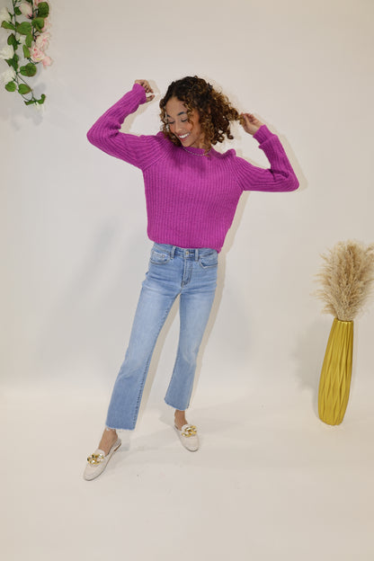 Freya Sweater(Magenta)