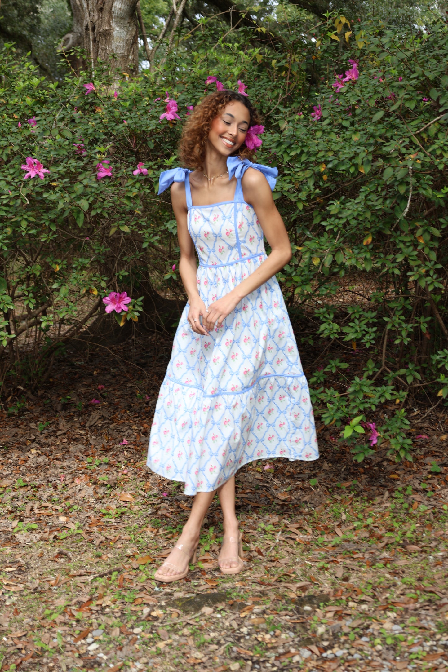 Best Bow Dress (blue)