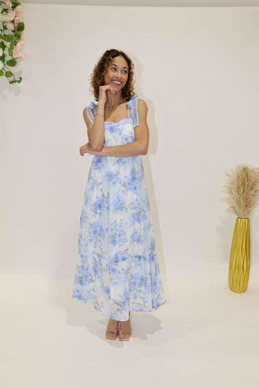 Spring Flower Dress (blue)