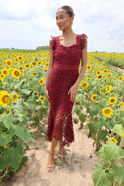 Kiely Dress(wine)