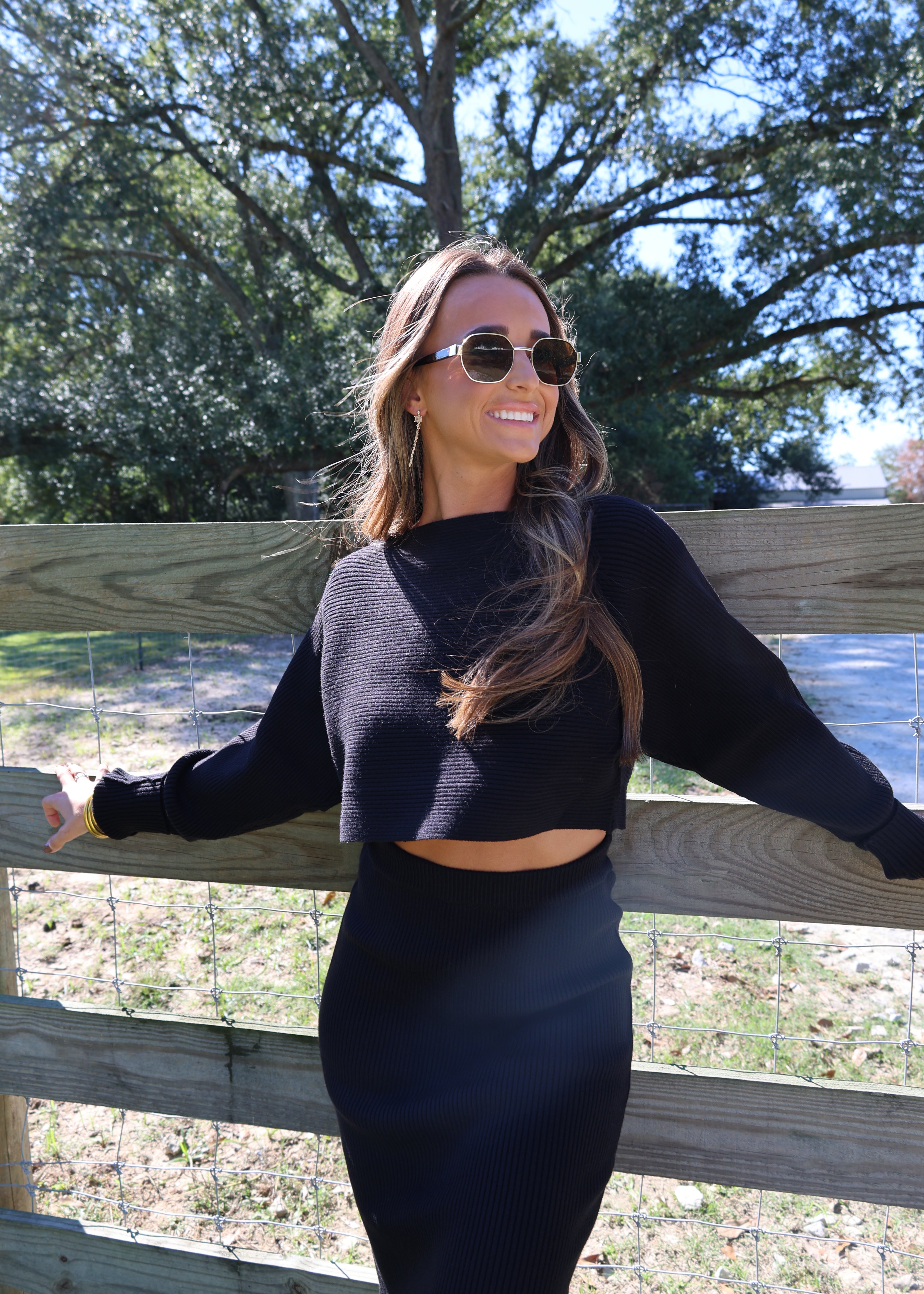 Meera Set-Black