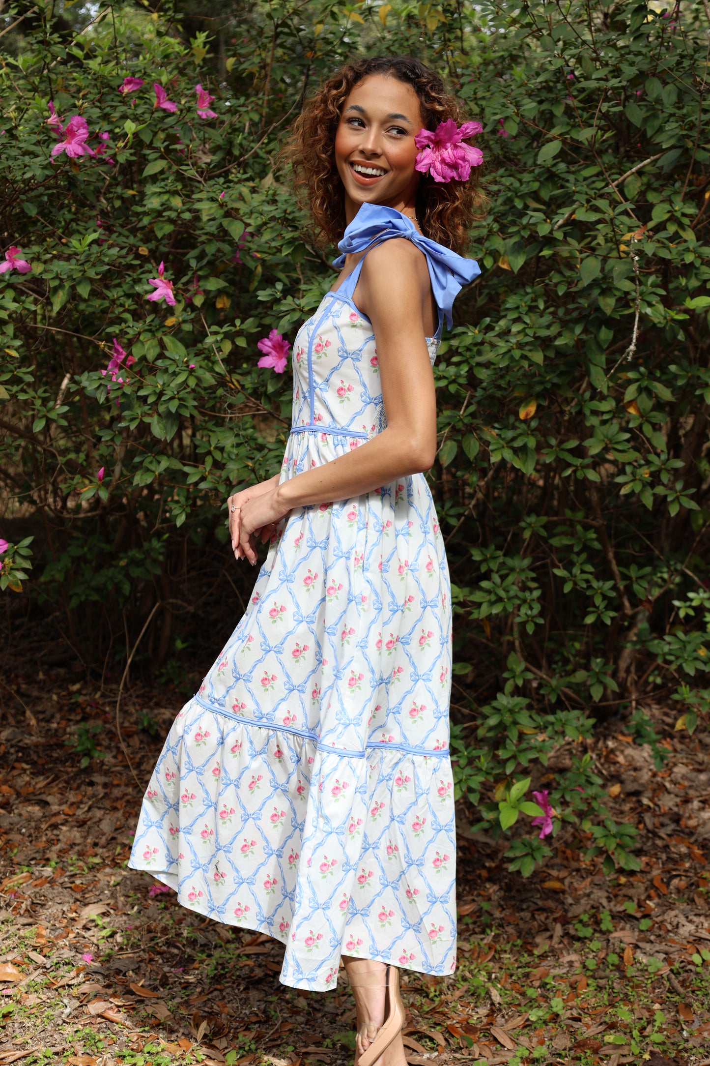 Best Bow Dress (blue)