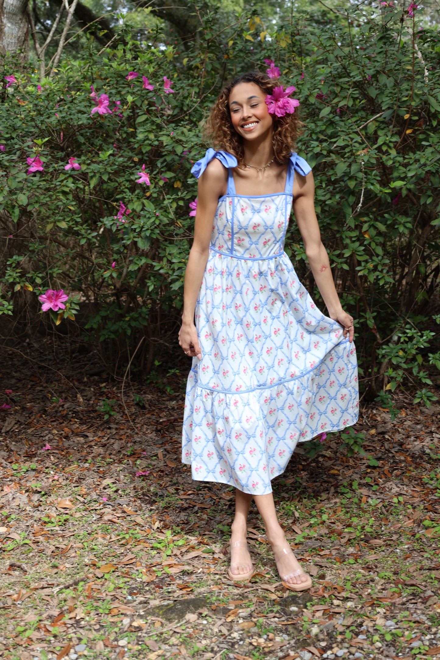 Best Bow Dress (blue)