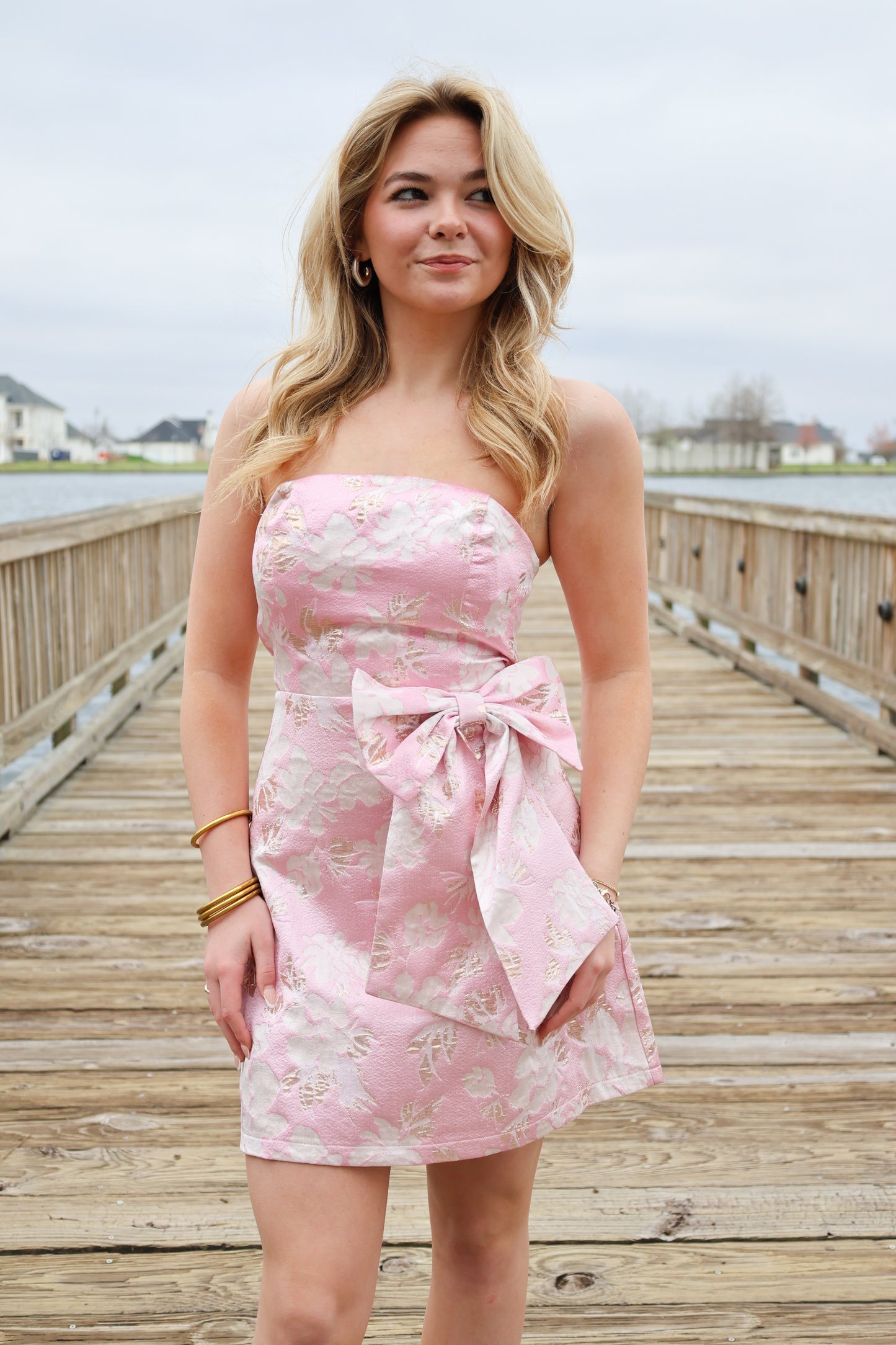 Mae Mini Dress(pink)
