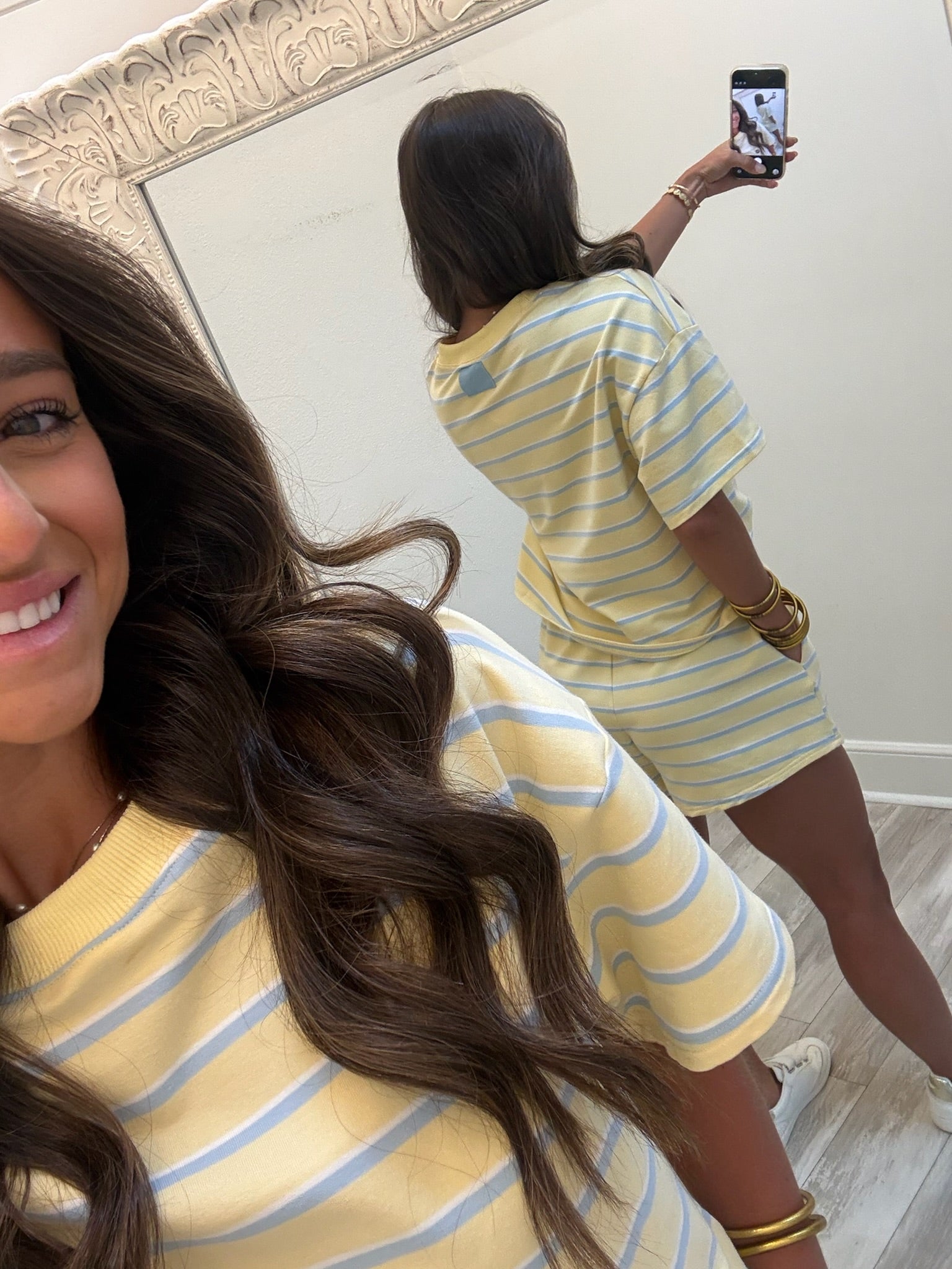 Andie Set-Yellow/Baby Blue