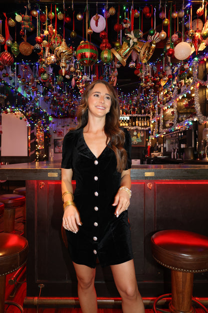 Vintage Velvet Dress
