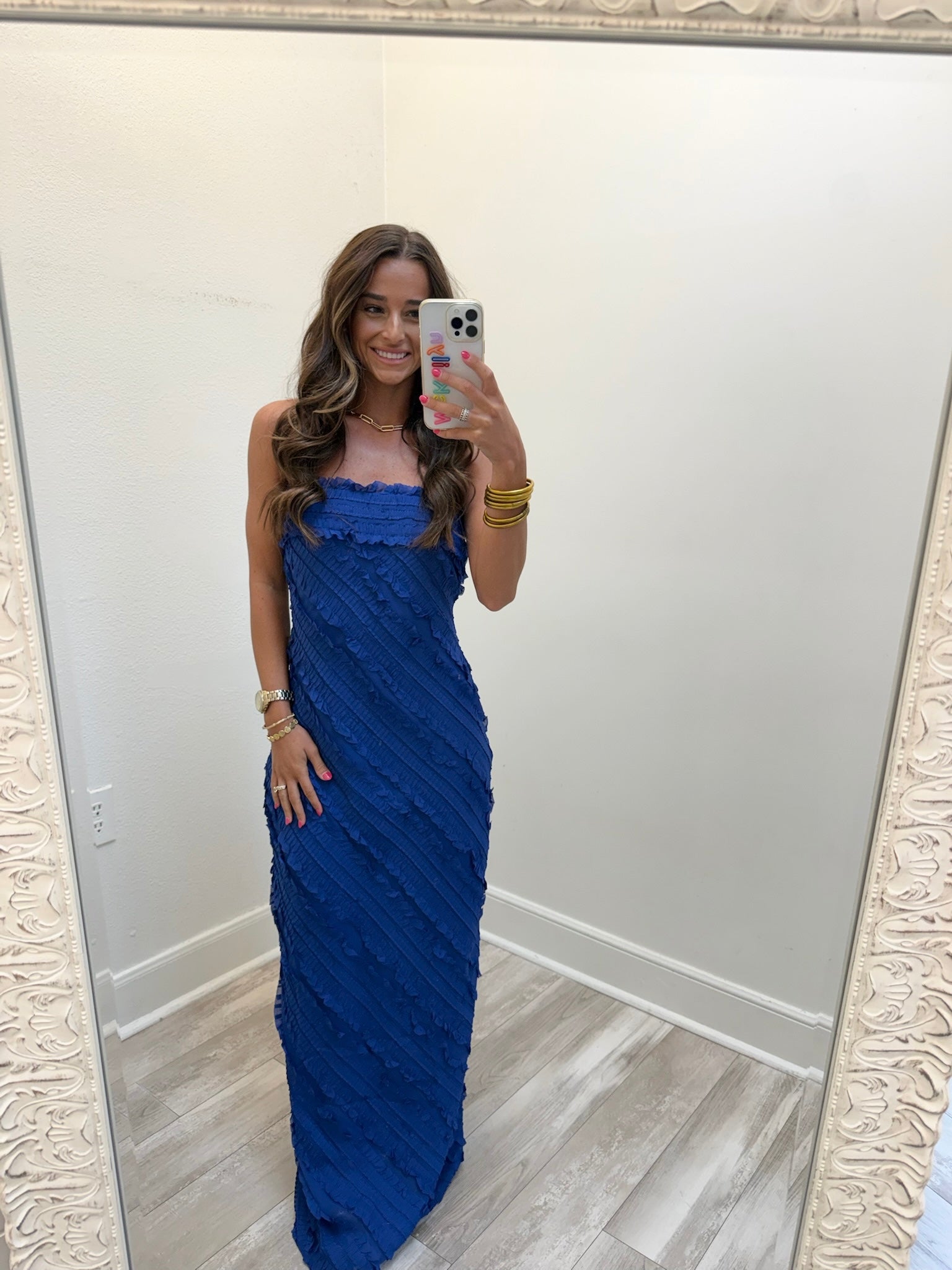 Prism Dress-Cobalt