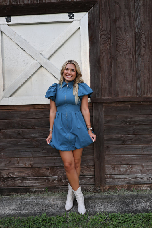 Estelle Dress(teal)