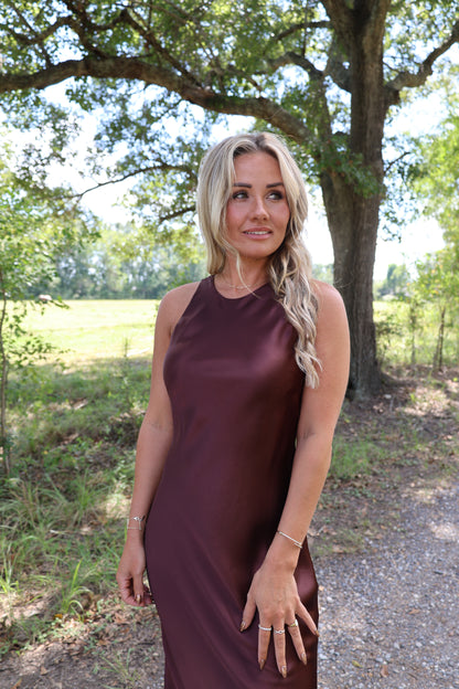 Marciano Dress (chestnut)