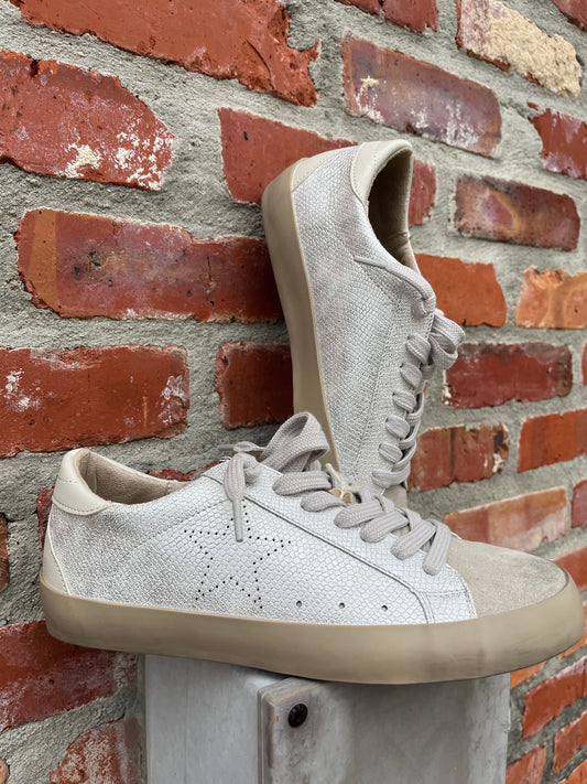 Mia Silver Sneaker