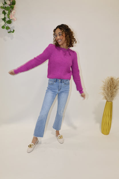 Freya Sweater(Magenta)