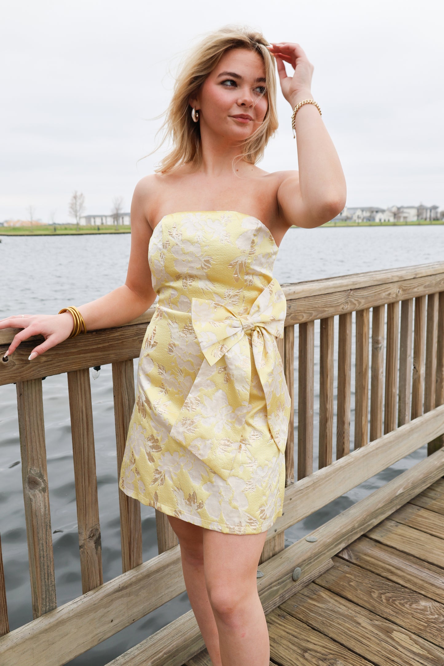 Mae Mini Dress(yellow)