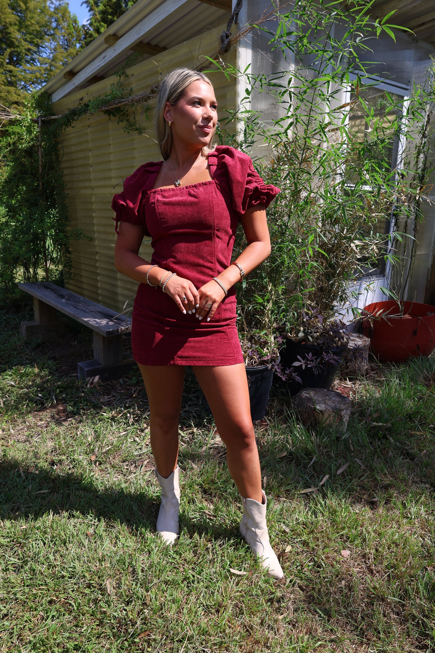 Autumn Dress(wine)