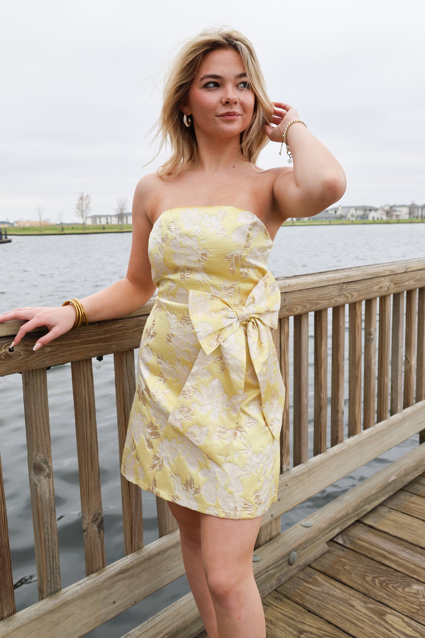 Mae Mini Dress(yellow)