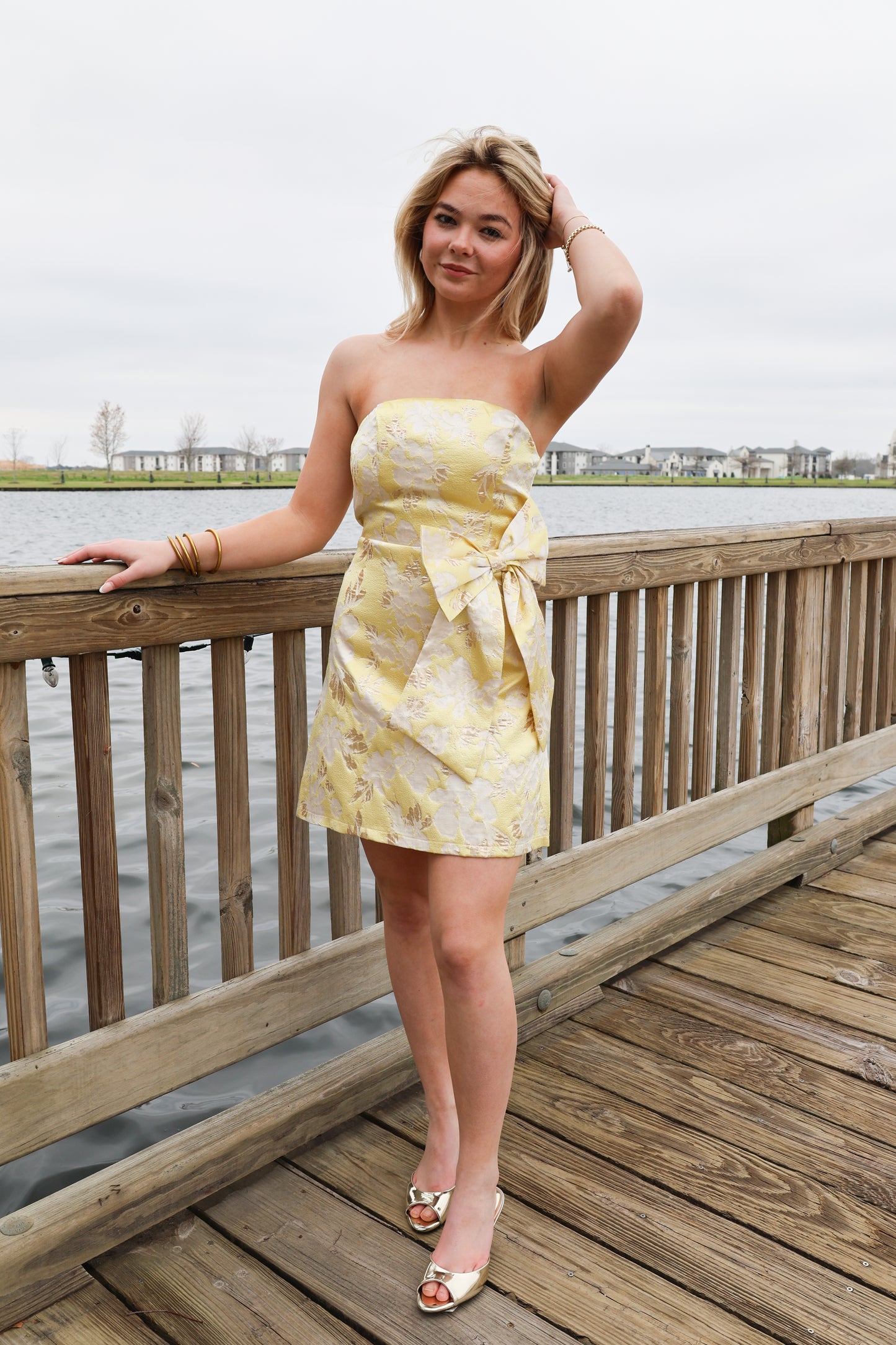 Mae Mini Dress(yellow)