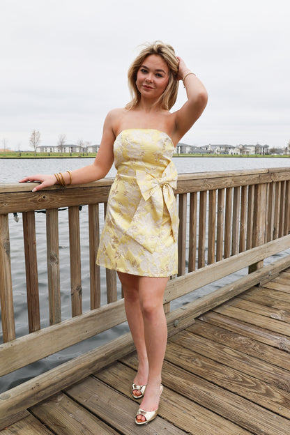 Mae Mini Dress(yellow)
