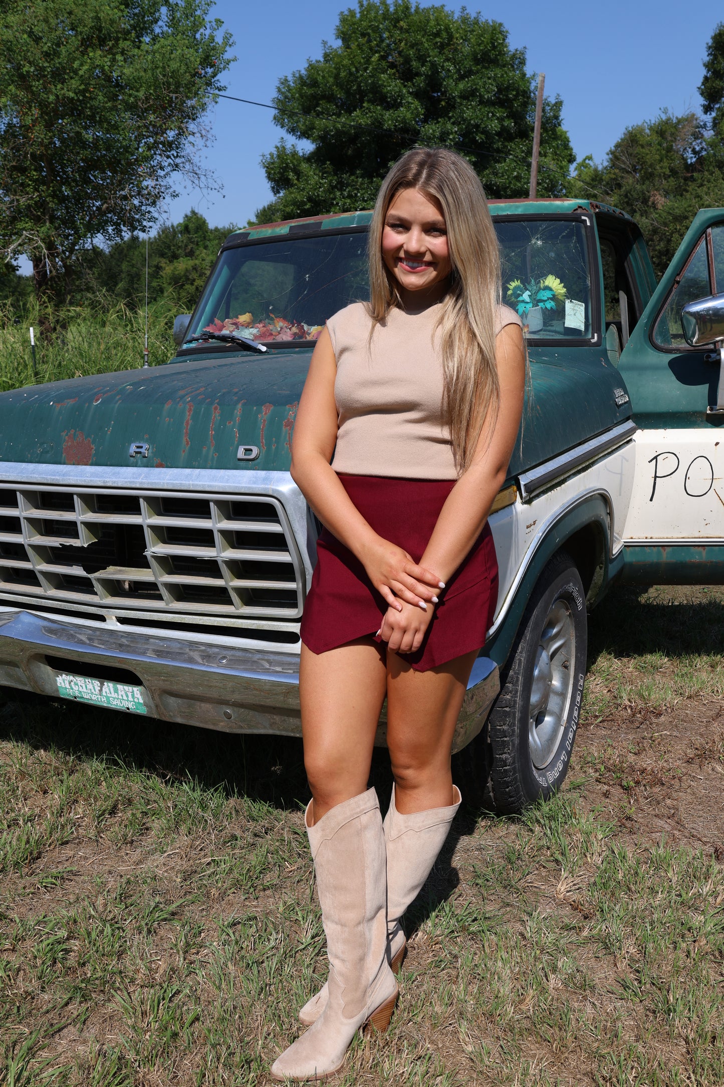 Rory Skort(burgundy)